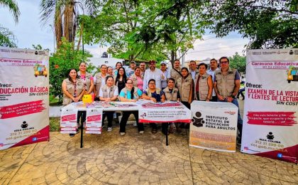 Con ‘Caravana Educativa en tu Colonia’, IEEA Colima refuerza estrategia de incorporación