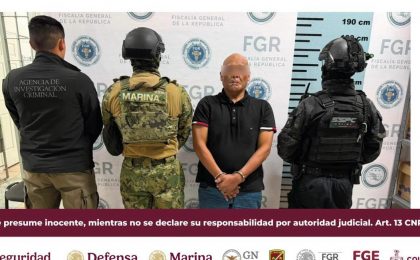 Corporaciones estatales y federales capturan en Manzanillo al “Cebollo”