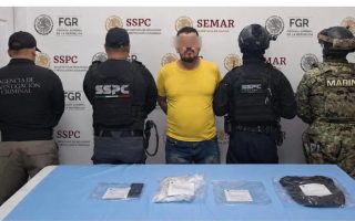 Corporaciones estatales y federales detienen en Manzanillo a “El Guapo” o “El Piña”