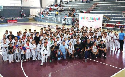 Con éxito concluyó el Campamento Estatal de Taekwondo apoyado por Gobierno de Indira Vizcaíno