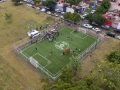Indira Vizcaíno entregó cancha de futbol 5 en la colonia Tabachines de VdeA.