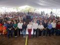 Indira Vizcaíno dio el banderazo para la primera piedra de la construcción del Centro Comunitario ‘México Imparable’ en Colima