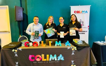 Gobierno del Estado de Colima presenta oferta turística a casi 130 agentes de viajes en la Expo Potentur 2026
