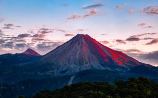 Volcán de Colima sigue estable y con baja actividad: UEPC