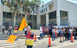 Refuerza IMSS Colima cultura de prevención con simulacro de incendio