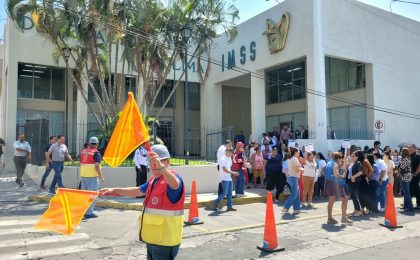 Refuerza IMSS Colima cultura de prevención con simulacro de incendio