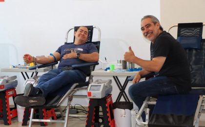Casi un centenar de personas acudieron al DIF Estatal Colima para donar sangre y contribuir a salvar vidas
