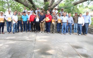 Gobierno del Estado de Colima y Conagua entregan cartas de apoyos a productores y módulos de riego por  casi 58 mdp