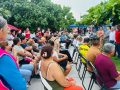 Joel Padilla atiende invitación de tianguistas en Valle de las Palmas Tecomán