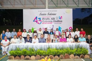 Incode reconoció el talento de deportistas villalvarenses en el aniversario de la unidad ‘Gil Cabrera Gudiño’