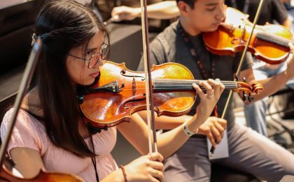 Naitsabé Martínez representa nuevamente a Colima en la Orquesta Sinfónica Infantil de México