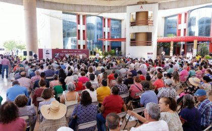 Indira Vizcaíno destaca Pensiones del Bienestar como un derecho para mujeres y personas adultas mayores