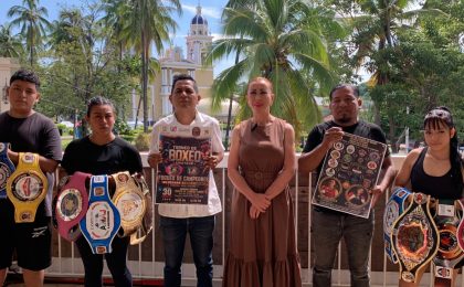 Anuncia Tey Torneo de Box Amateur en la Unidad Deportiva de VdeA