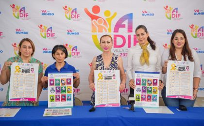 Presenta Tey las actividades de Septiembre Dorado para concientizar ante el cáncer infantil