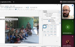 Personas egresadas compartieron su experiencia laboral con estudiantes de Ciencias Biológicas