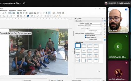 Personas egresadas compartieron su experiencia laboral con estudiantes de Ciencias Biológicas