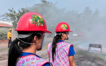 Realiza UdeC simulacro de incendio en la Estancia Infantil