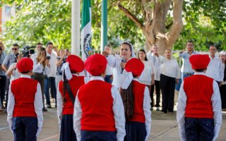 Indira Vizcaíno inaugura ciclo escolar y da la bienvenida a más de 116 mil estudiantes y más de 11 mil docentes de educación básica