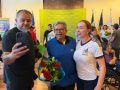 ‎Acompaña Tey Gutiérrez a colimenses ‎al reencuentro con sus familias en EU