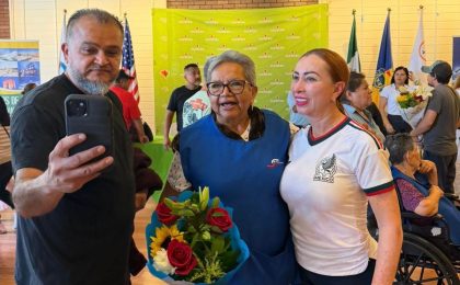 ‎Acompaña Tey Gutiérrez a colimenses ‎al reencuentro con sus familias en EU